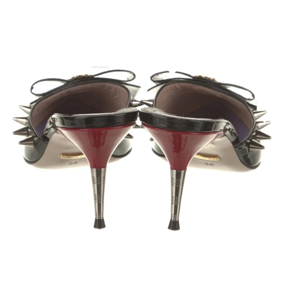 💯Authentic GUCCI Studded Mules! ♥️🖤♥️🖤 - Picture 5 of 9